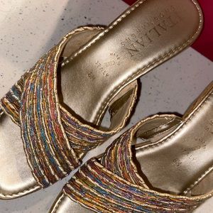 Italian shoemaker wedged sandals